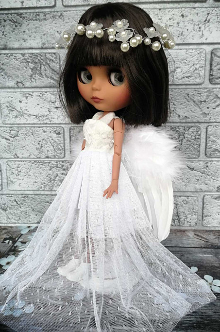 Костюм Ангел для куклы (Blythe)